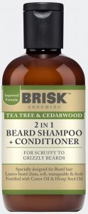 2IN1 Beard Shampoo + Conditioner – Tea Tree & Cedarwood